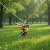 Set Collana e orecchini eleganti a forma di colibrì - 4