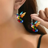 Set Collana e orecchini eleganti a forma di colibrì - 1